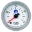 Picture of AutoMeter Gauge Fuel Level 2-1-16in- 0-280 Ohm Programmable White Mopar