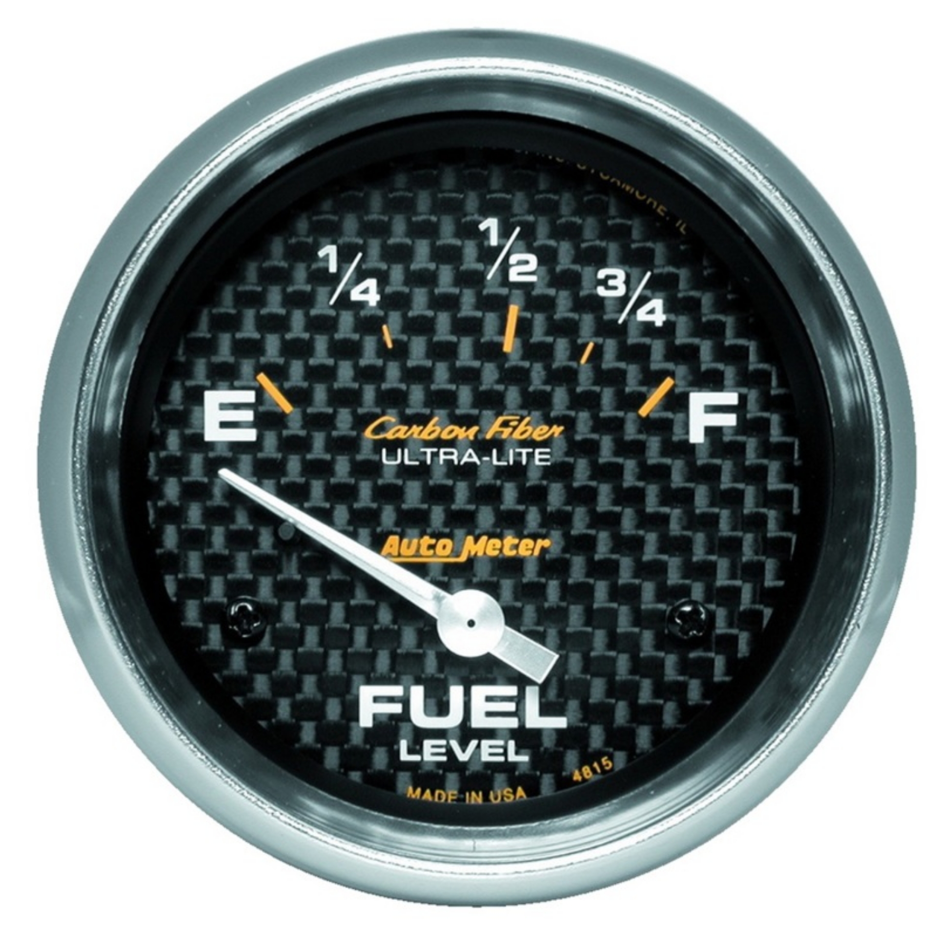 Picture of AutoMeter Gauge Fuel Level 2-5-8in- 73 Ohme to 10 Ohmf Elec Carbon Fiber