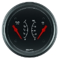 Picture of AutoMeter Gauge Dual Fuel & Oilp 3-3-8in- 0 Ohme to 90 Ohmf& 100PSI Elec Designer Black