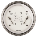 Picture of AutoMeter Gauge Dual Fuel & Oilp 3-3-8in- 240 Ohme to 33 Ohmf & 100PSI Elec Old Tyme Wht