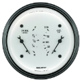 Picture of AutoMeter Gauge Dual Fuel & Oilp 3-3-8in- 240 Ohme to 33 Ohmf & 100PSI Elec Old Tyme Wht
