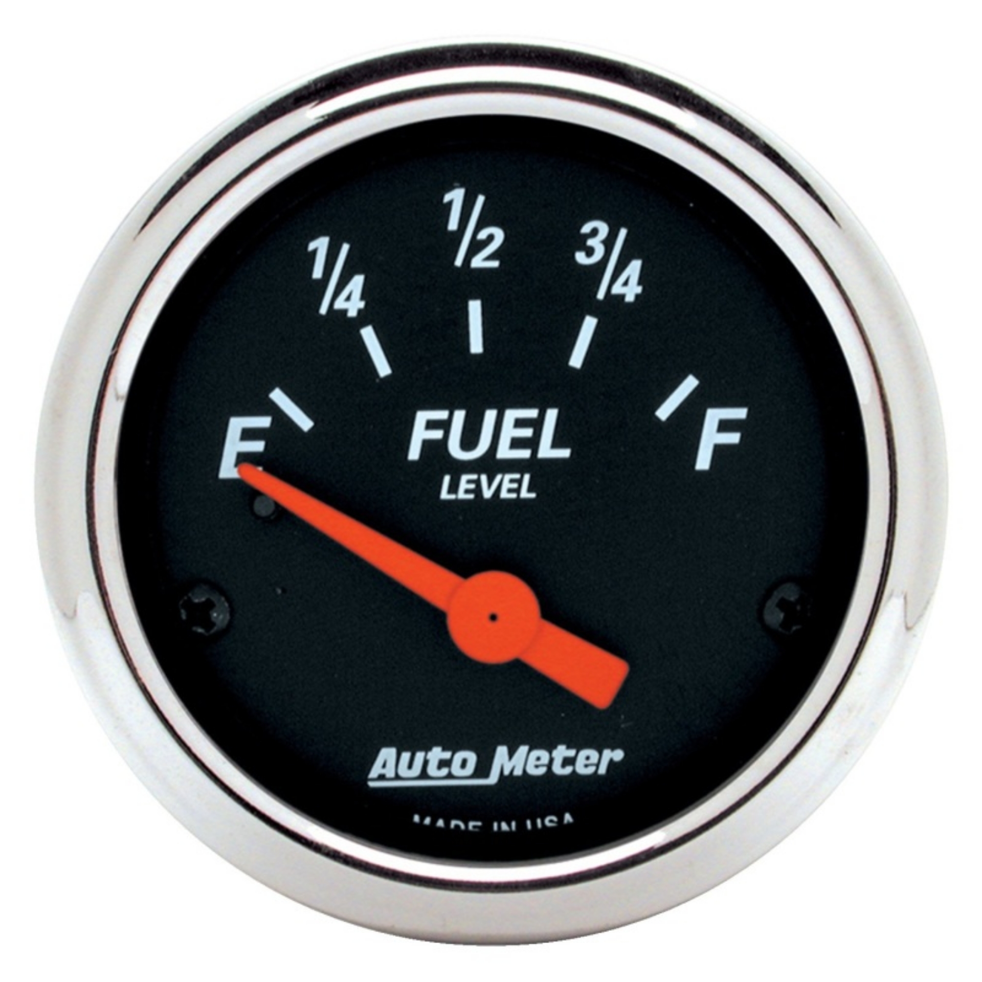 Picture of AutoMeter Gauge Fuel Level 2-1-16in- 0 Ohme to 30 Ohmf Elec Designer Black