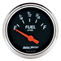 Picture of AutoMeter Gauge Fuel Level 2-1-16in- 0 Ohme to 30 Ohmf Elec Designer Black
