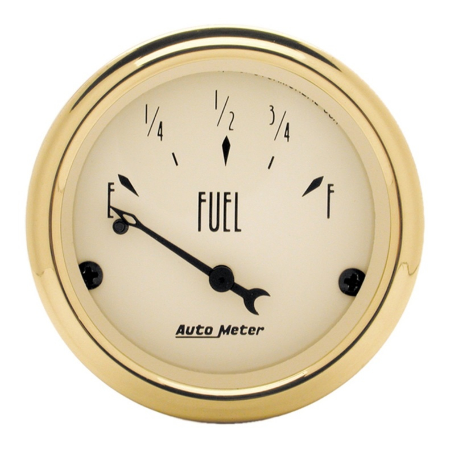 Picture of AutoMeter Gauge Fuel Level 2-1-16in- 0 Ohme to 90 Ohmf Elec Golden Oldies