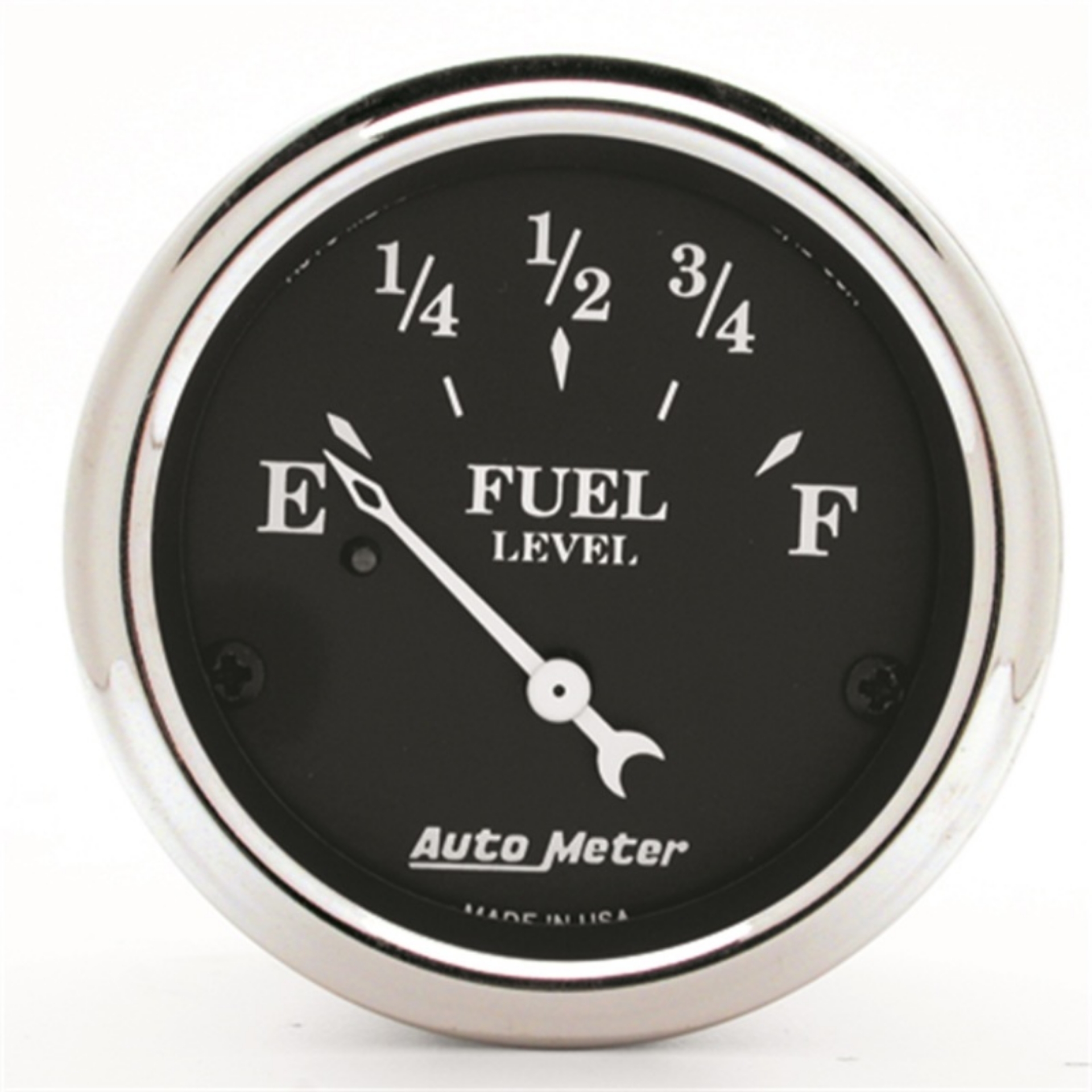 Picture of AutoMeter Gauge Fuel Level 2-1-16in- 0 Ohme to 90 Ohmf Elec Old Tyme Black