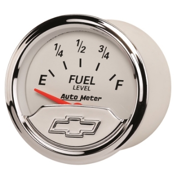 Picture of AutoMeter Gauge Fuel Level 2-1-16in- 240 Ohme to 33 Ohmf Elec Chevrolet Heritage Bowtie