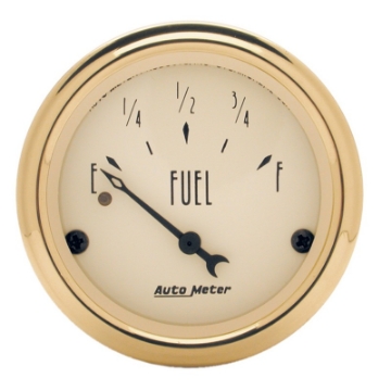 Picture of AutoMeter Gauge Fuel Level 2-1-16in- 240 Ohme to 33 Ohmf Elec Golden Oldies