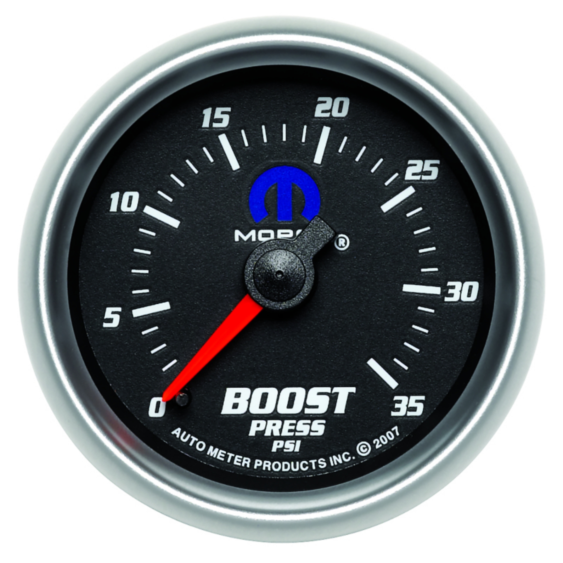 Picture of AutoMeter Gauge Boost 2-1-16in- 35PSI Mechanical Black Mopar
