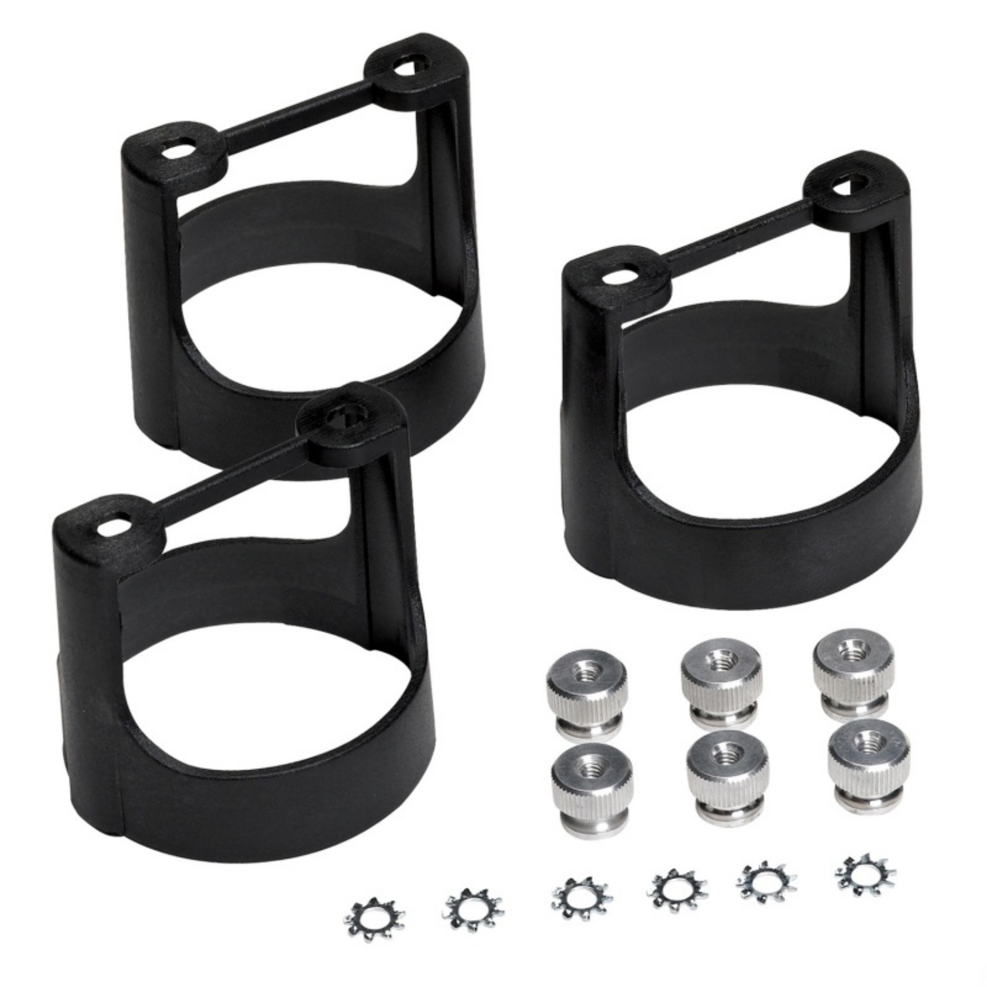 Picture of AutoMeter Gauge Bracket Kit 2-5-8in- Black Composite Qty 3