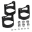 Picture of AutoMeter Gauge Bracket Kit 2-5-8in- Black Composite Qty 3