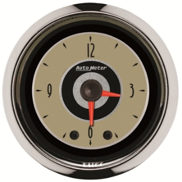Picture of AutoMeter Gauge Clock 2-1-16in- 12HR Analog Cruiser