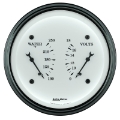 Picture of AutoMeter Gauge Dual Wtmp & Volt 3-3-8in- 250 Deg- F & 18V Elec Old Tyme White