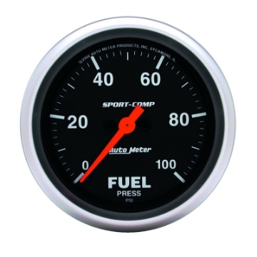 Picture of AutoMeter Gauge Fuel Pressure 2-5-8in- 100PSI Digital Stepper Motor Sport-Comp