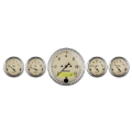 Picture of AutoMeter Gauge Kit 5 Pc- 3-1-8in- & 2-1-16in- Elec- Speedometer Antique Beige