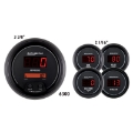 Picture of AutoMeter Gauge Kit 5 Pc- 3-3-8in- & 2-1-16in- Elec Speedo Digital Black Dial W- Red Led