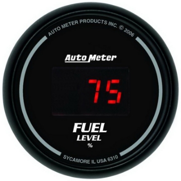 Picture of AutoMeter Gauge Kit 5 Pc- 3-3-8in- & 2-1-16in- Elec Speedo Digital Black Dial W- Red Led