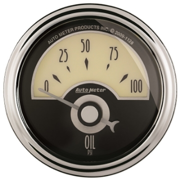 Picture of AutoMeter Gauge Oil Press 2-1-16in- 100PSI Elec Cruiser Ad