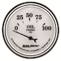 Picture of AutoMeter Gauge Oil Press 2-1-16in- 100PSI Elec Old Tyme White II