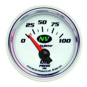Picture of AutoMeter Gauge Oil Pressure 2-1-16in- 100PSI Electric NV