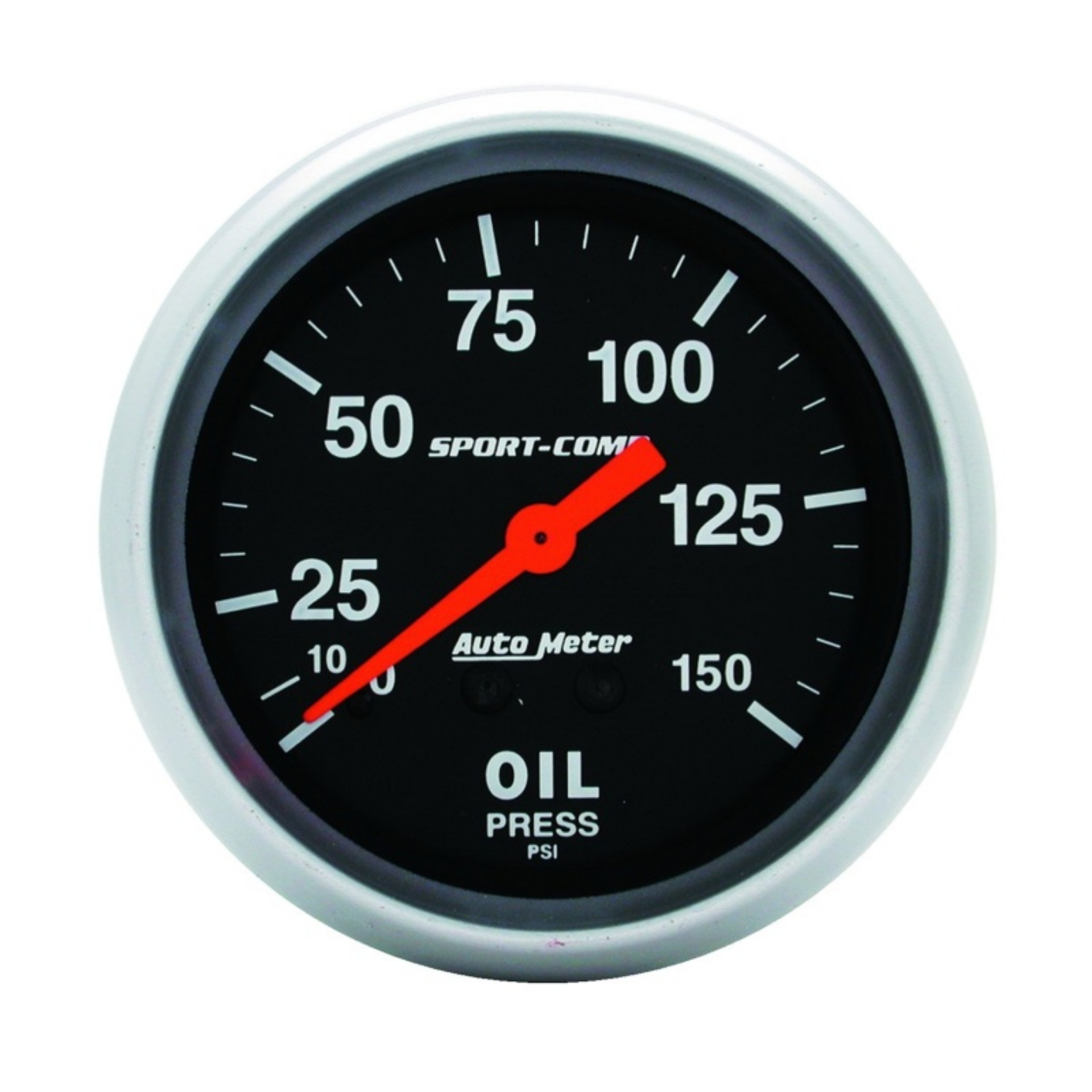 Picture of AutoMeter Gauge Oil Pressure 2-5-8in- 150PSI Mechanical Sport-Comp