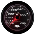 Picture of AutoMeter Gauge Oil Temp 2-5-8in- 140-280 Deg- F Mechanical Phantom II