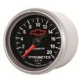 Picture of AutoMeter Gauge Pyrometer Egt 2-1-16in- 2000 Deg- F Stepper Motor Chevy Red Bowtie Black