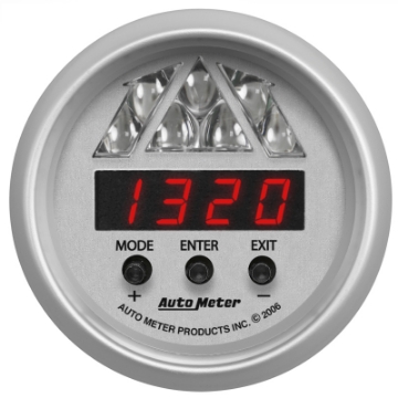 Picture of AutoMeter Gauge Shift Light Dig RPM W- Multi-Color Led Light & Playbk Dpss Lvl 3 Ul