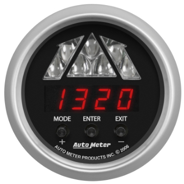 Picture of AutoMeter Gauge Shift Light Dig RPM W- Multi-Color Led Light&Playbk Dpss Lvl 3 Sc