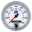 Picture of AutoMeter Gauge Speedometer 3-3-8in- 160MPH Elec- Programmable White Mopar