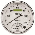 Picture of AutoMeter Gauge Tach-Speedo 5in- 120MPH & 8K RPM Elec- Program Old Tyme White II