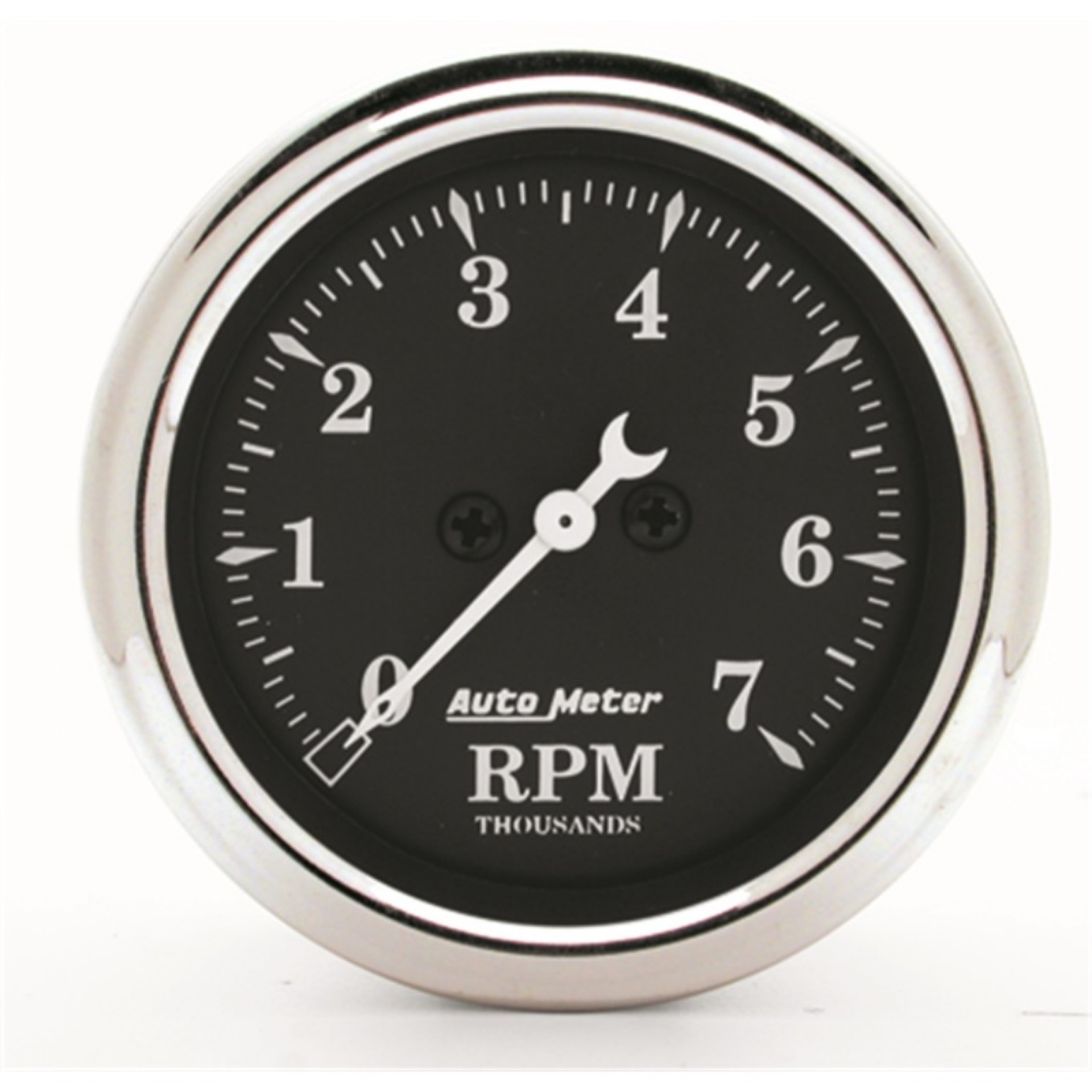 Picture of AutoMeter Gauge Tachometer 2-1-16in- 7K RPM In-Dash Old Tyme Black