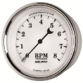 Picture of AutoMeter Gauge Tachometer 3-3-8in- 8K RPM In-Dash Old Tyme White II
