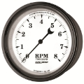 Picture of AutoMeter Gauge Tachometer 3-3-8in- 8K RPM In-Dash Old Tyme White II