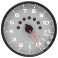 Picture of AutoMeter Gauge Tachometer 5in- 11K RPM W-Shift Light & Peak Mem Silver-Black Spek-Pro