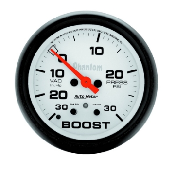 Picture of AutoMeter Gauge Vac-Boost 2-5-8in- 30Inhg-30PSI Digital Stepper Motor Phantom