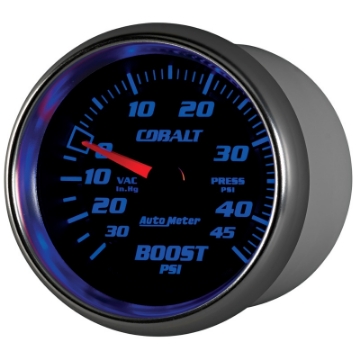 Picture of AutoMeter Gauge Vac-Boost 2-5-8in- 30Inhg-45PSI Mechanical Cobalt