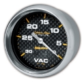 Picture of AutoMeter Gauge Vacuum 2-5-8in- 30Inhg Mechanical Carbon Fiber