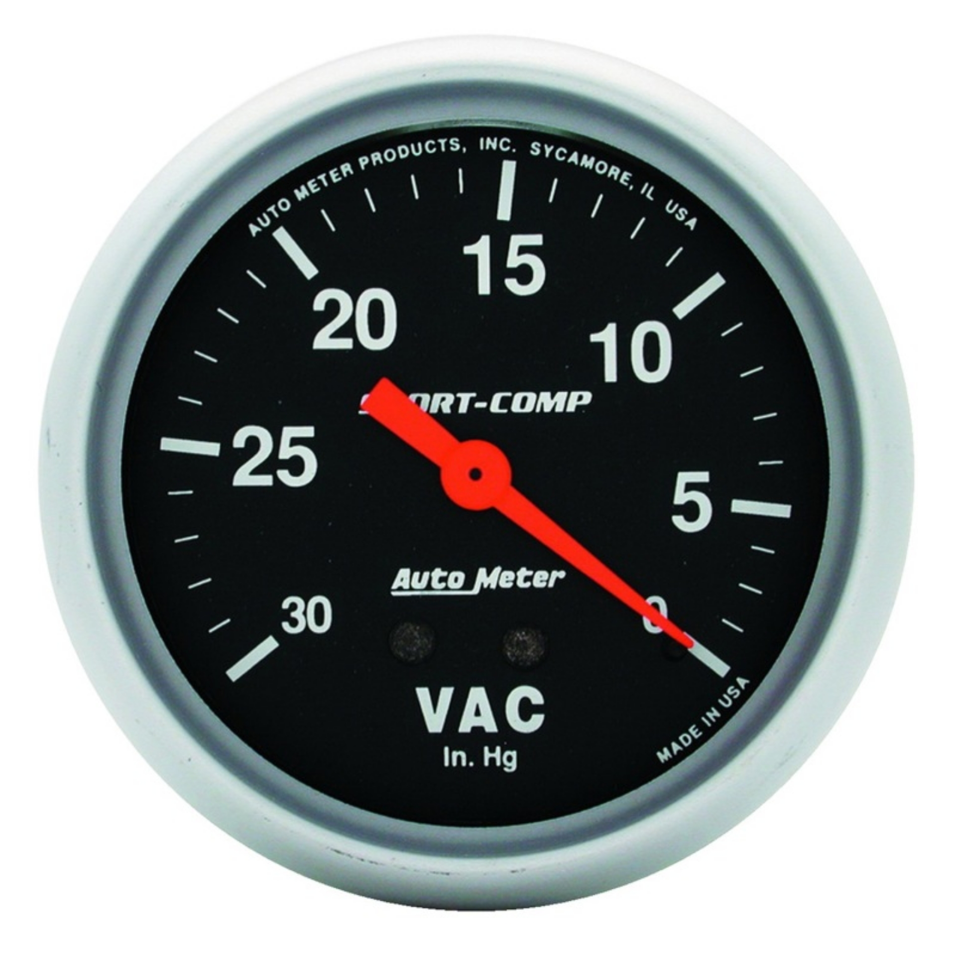 Picture of AutoMeter Gauge Vacuum 2-5-8in- 30Inhg Mechanical Sport-Comp