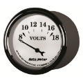 Picture of AutoMeter Gauge Voltmeter 2-1-16in- 18V Elec Old Tyme White II
