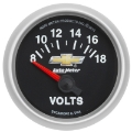 Picture of AutoMeter Gauge Voltmeter 2-1-16in- 18V Electric Chevy Gold Bowtie