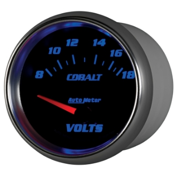Picture of AutoMeter Gauge Voltmeter 2-5-8in- 18V Electric Cobalt