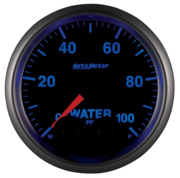 Picture of AutoMeter Gauge Water Press 2-1-16in- 100PSI Stepper Motor W-Peak & Warn Elite