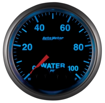 Picture of AutoMeter Gauge Water Press 2-1-16in- 100PSI Stepper Motor W-Peak & Warn Elite