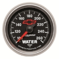 Picture of AutoMeter Gauge Water Temp 2-1-16in- 100-260 Deg- F Digital Stepper Motor Chevy Red Bowtie Black