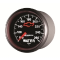 Picture of AutoMeter Gauge Water Temp 2-1-16in- 100-260 Deg- F Digital Stepper Motor Chevy Red Bowtie Black