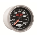 Picture of AutoMeter Gauge Water Temp 2-1-16in- 100-260 Deg- F Digital Stepper Motor Chevy Red Bowtie Black