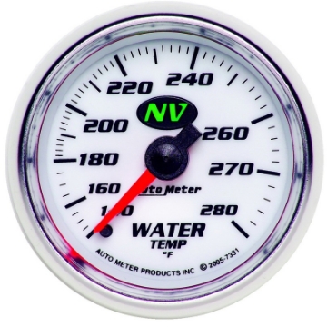 Picture of AutoMeter Gauge Water Temp 2-1-16in- 140-280 Deg- F Mechanical NV