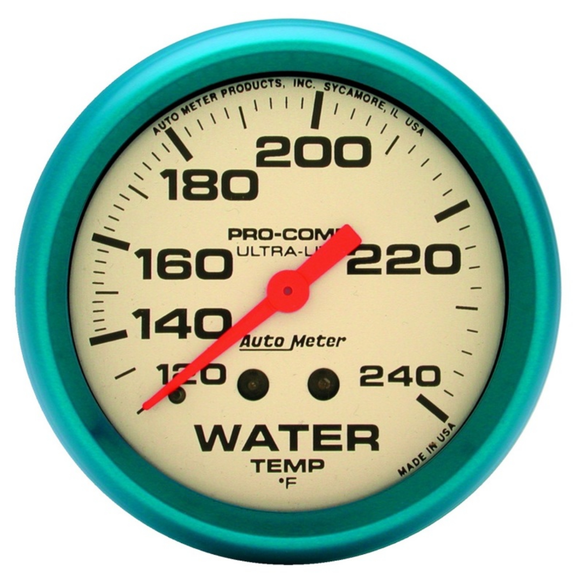 Picture of AutoMeter Gauge Water Temp 2-5-8in- 120-240 Deg- F Mech- Glow In The Dark Ultra-Nite