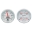 Picture of AutoMeter Gauge Kit 2 Pc- Quad & Speedometer 5in- Arctic White