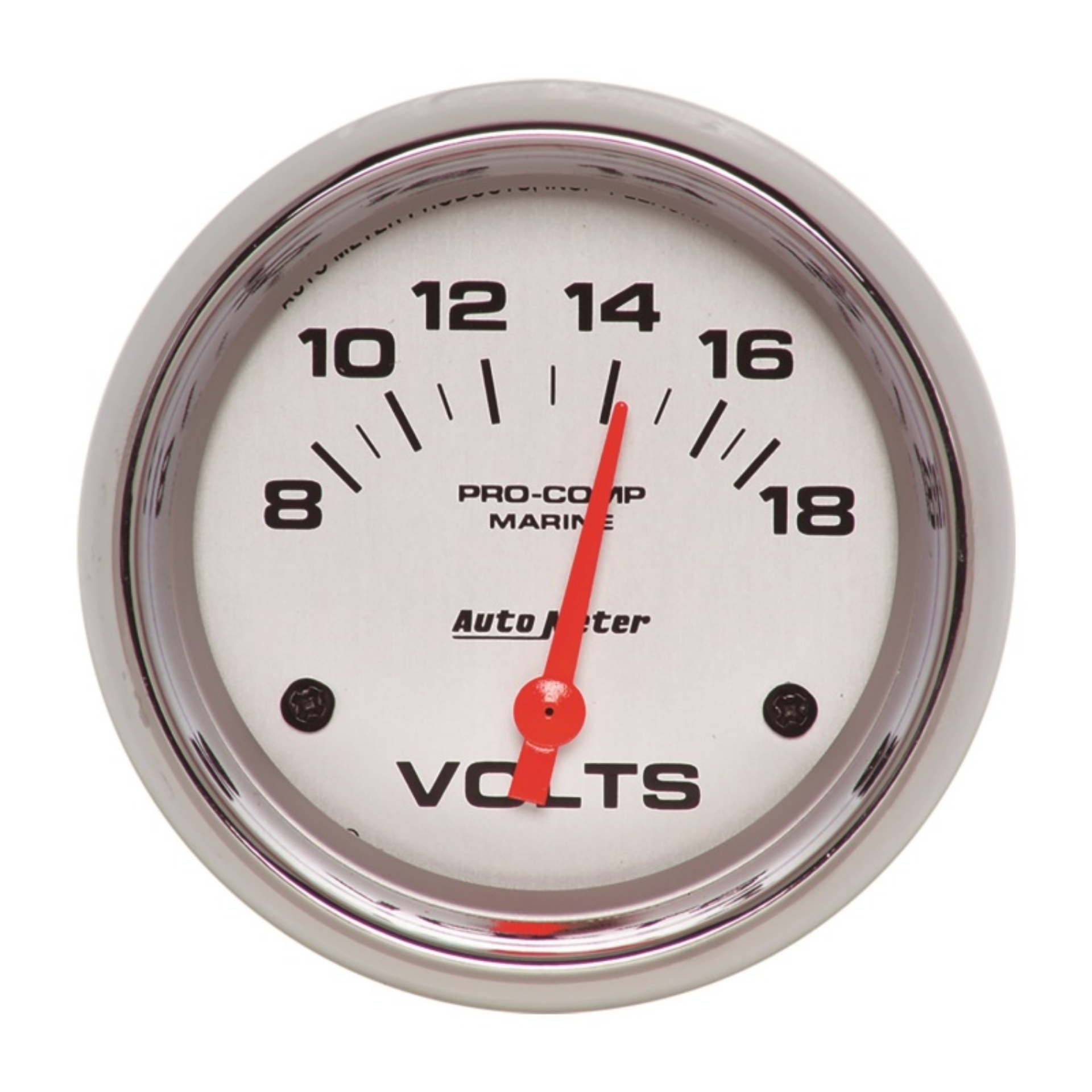 Picture of AutoMeter Gauge Voltmeter 2-5-8in- 18V Electric Marine Chrome